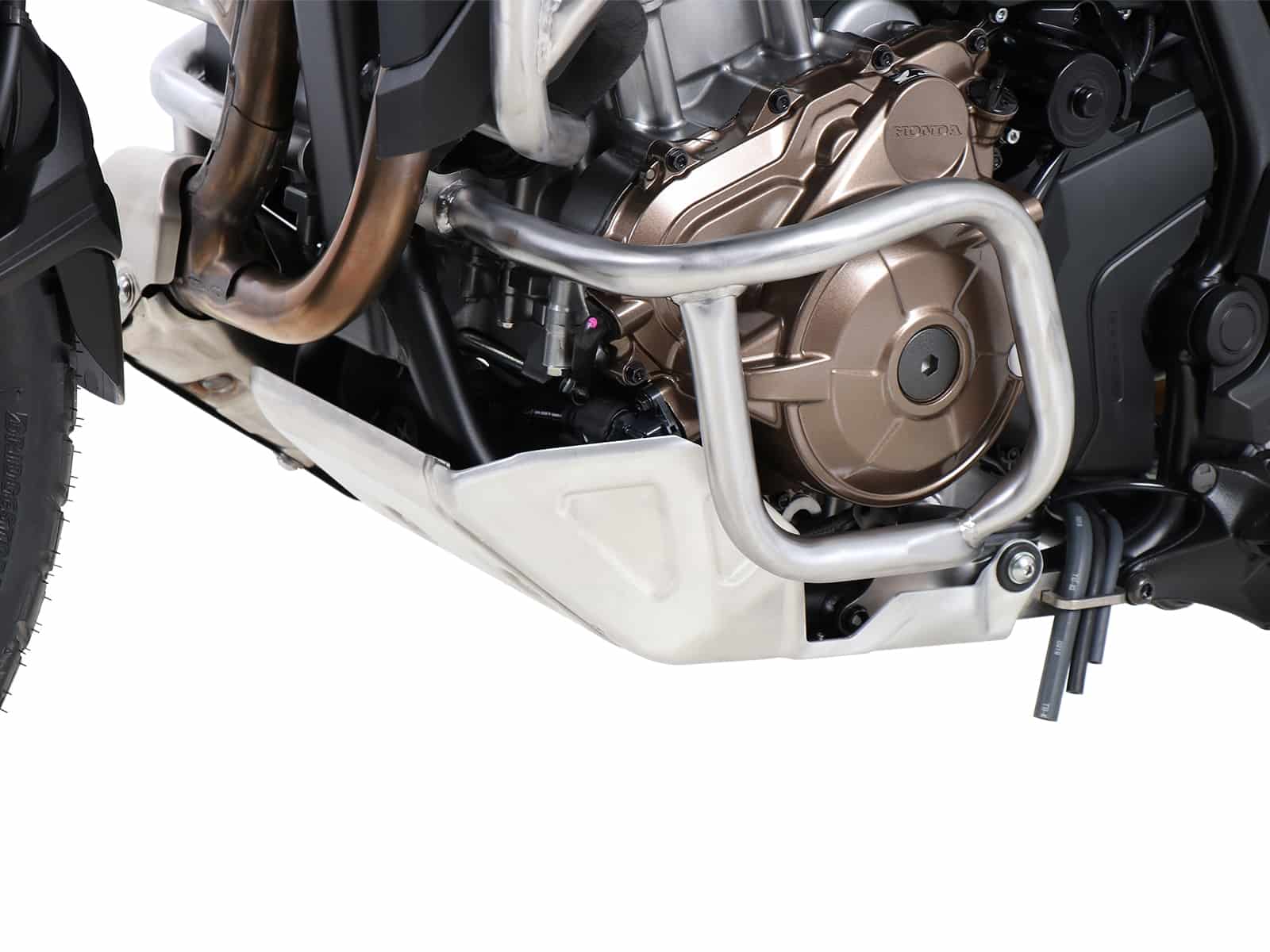 DEFENSA DE MOTOR PARA HONDA CRF 1100 L AFRICA TWIN (2019-2023) INOX HEPCO & BECKER