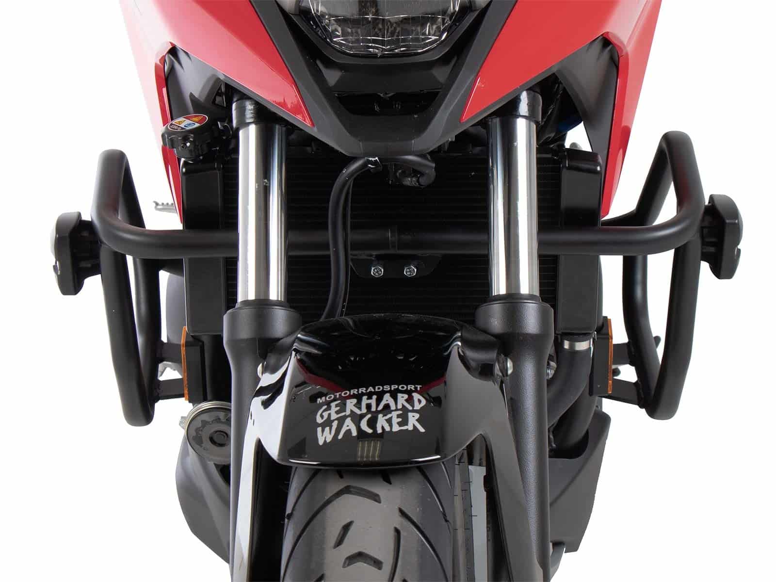 DEFENSA DE MOTOR PARA HONDA NC 750 X / DCT (2021-2025) NEGRA HEPCO & BECKER