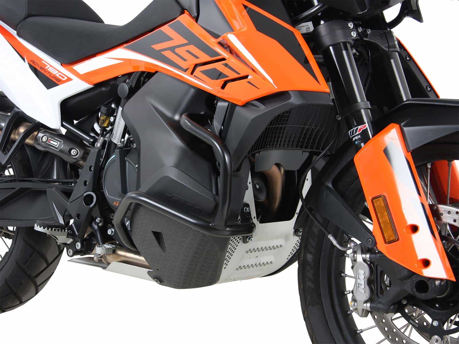 DEFENSA DE MOTOR PARA KTM 890 ADVENTURE / R / RALLY (2021-2022) NEGRA HEPCO & BECKER