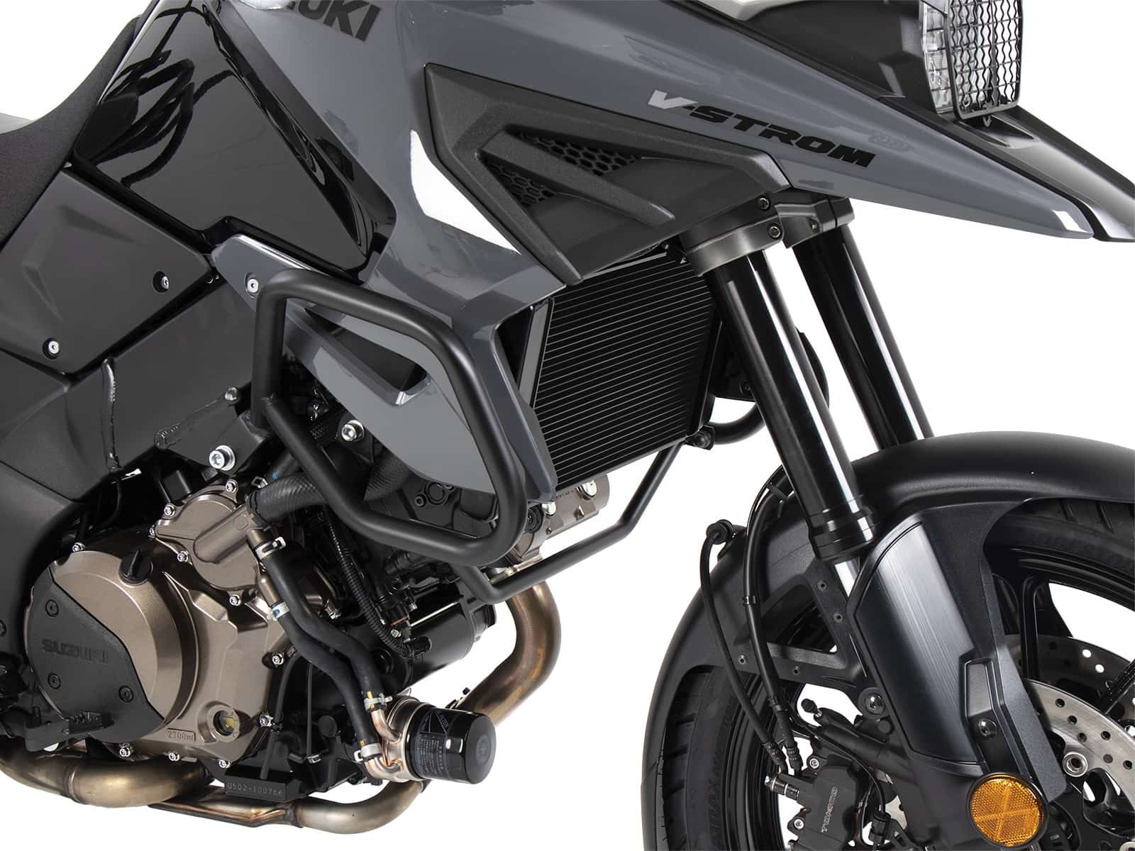 DEFENSA DE MOTOR PARA SUZUKI V-STROM 1050 (2020-2022) NEGRA HEPCO & BECKER