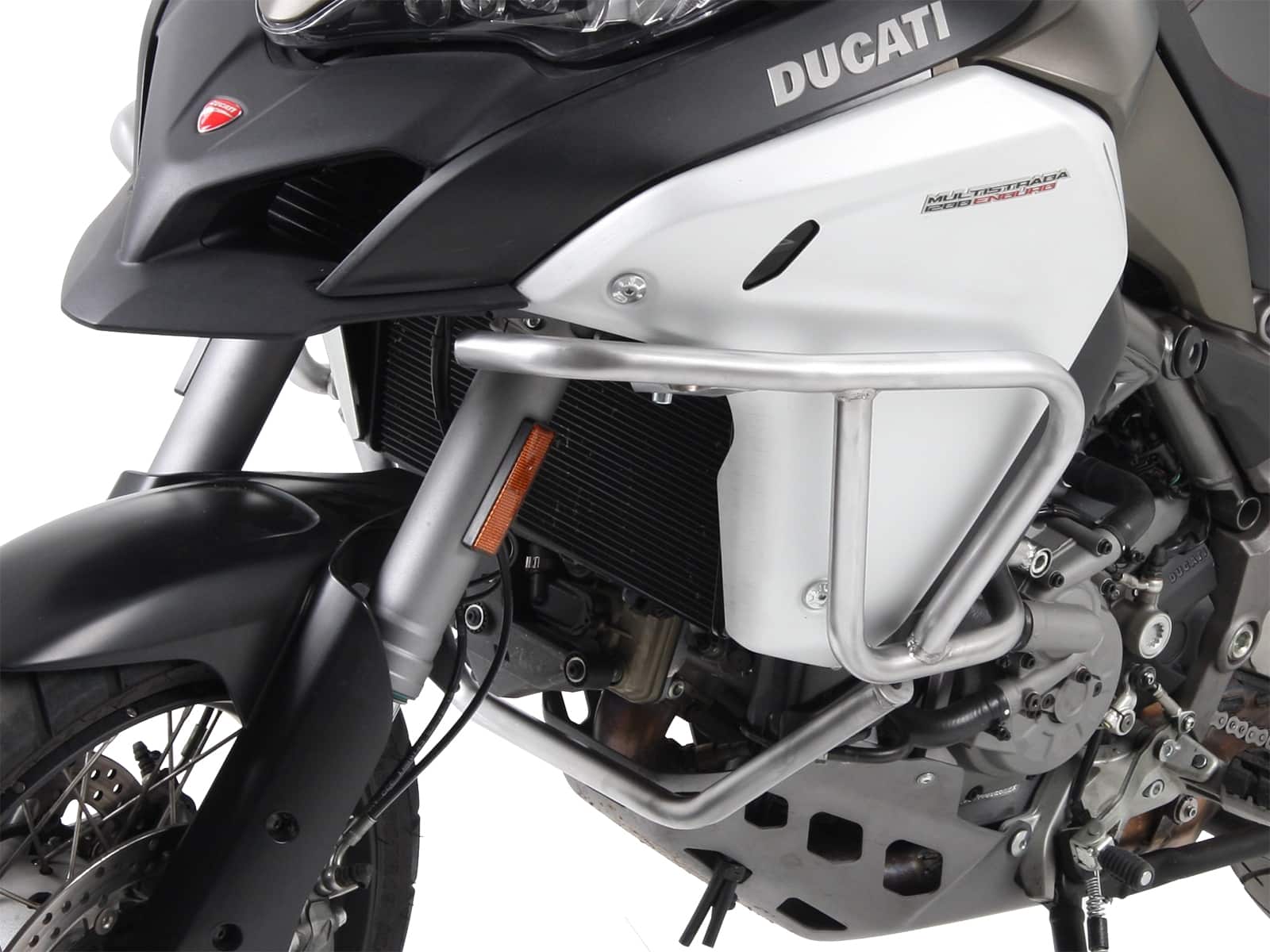 DEFENSA ESTANQUE PARA DUCATI MULTISTRADA 1260 ENDURO (2019-2021) INOX HEPCO & BECKER