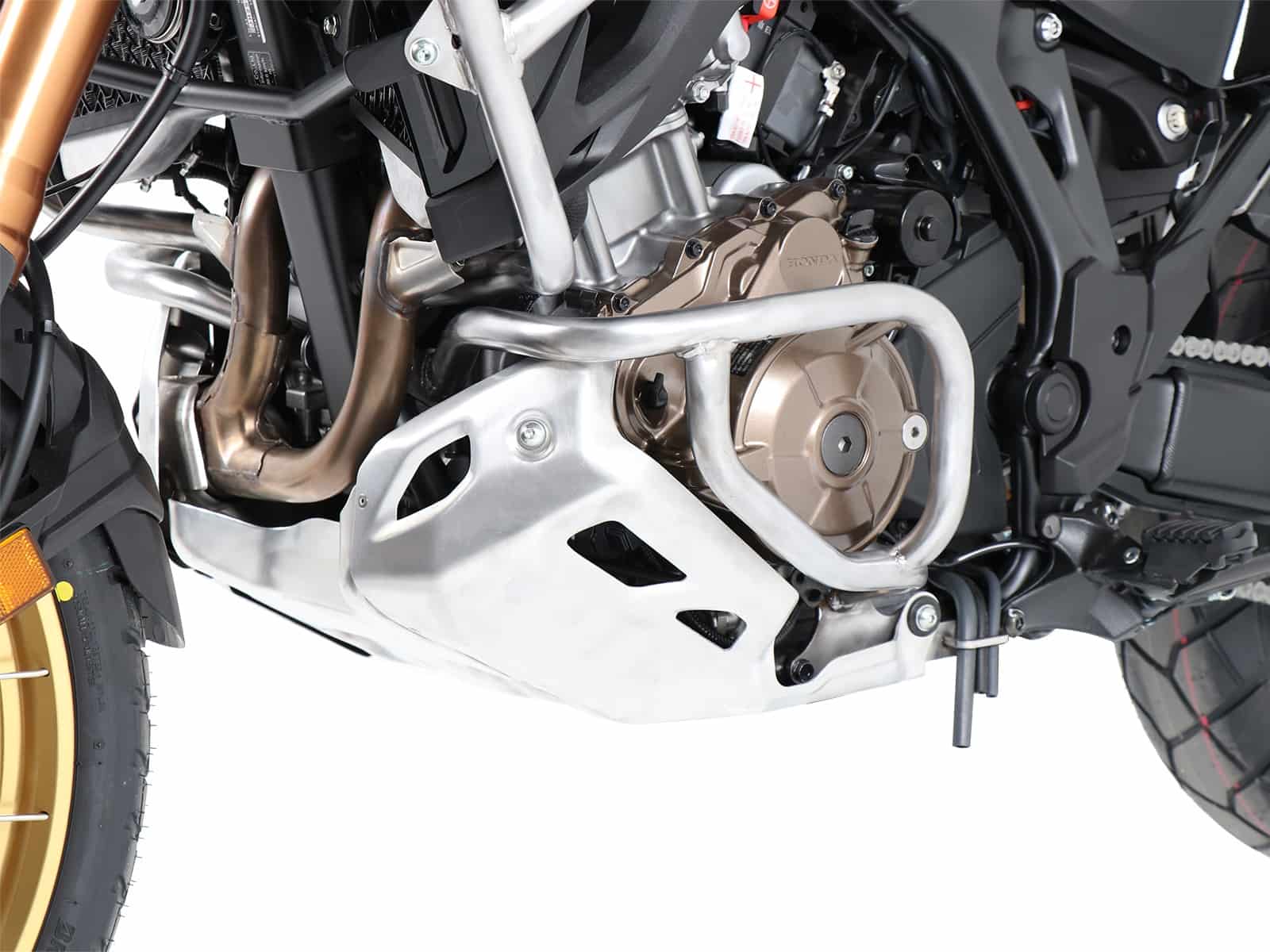 DEFENSA DE MOTOR PARA HONDA CRF 1100L AFRICA TWIN ADVENTURE SPORTS (2020-2023) INOX HEPCO & BECKER