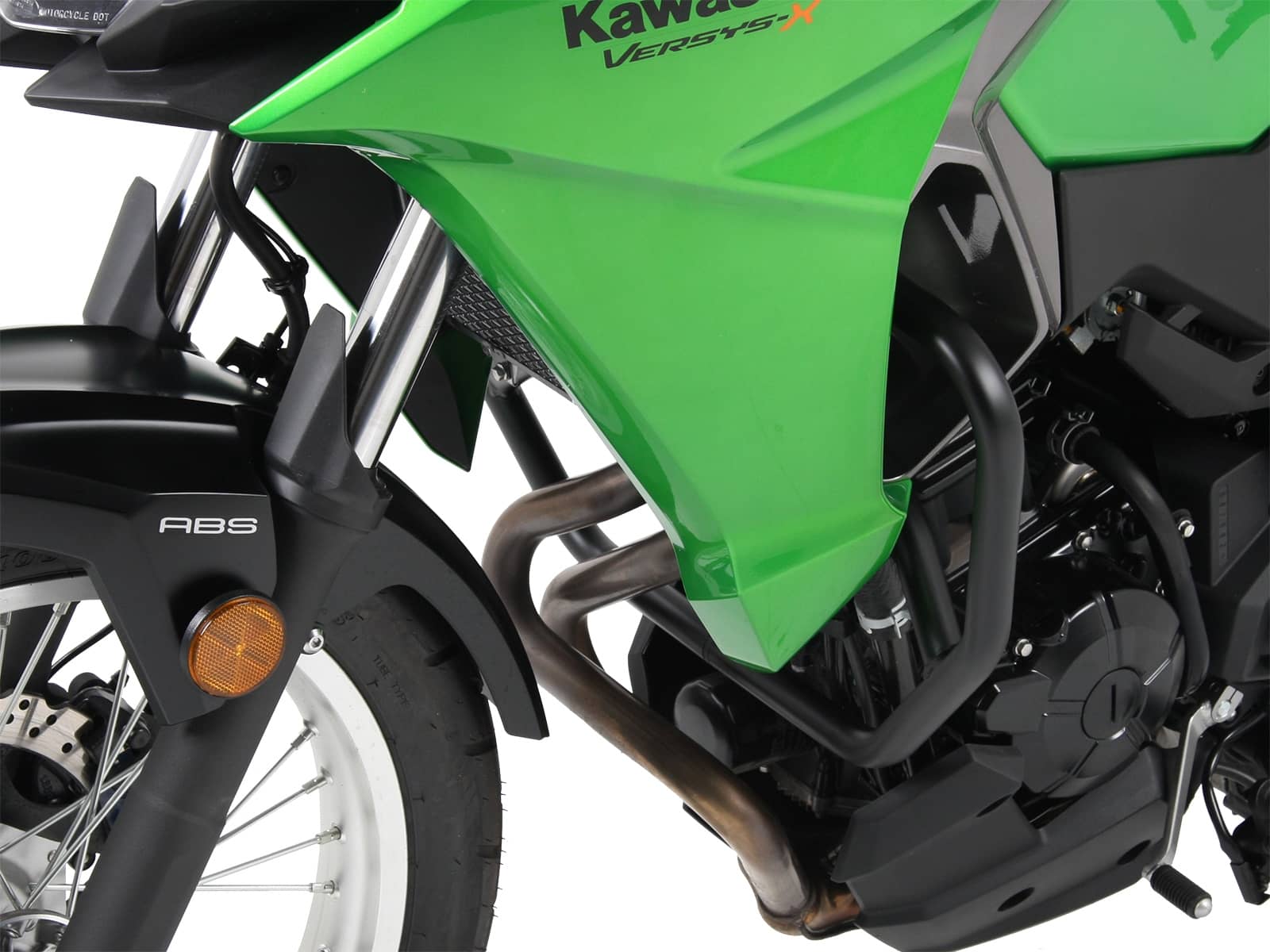 DEFENSA DE MOTOR PARA KAWASAKI VERSYS-X 300/URBAN/ADVENTURE (2017->) BLACK HEPCO & BECKER