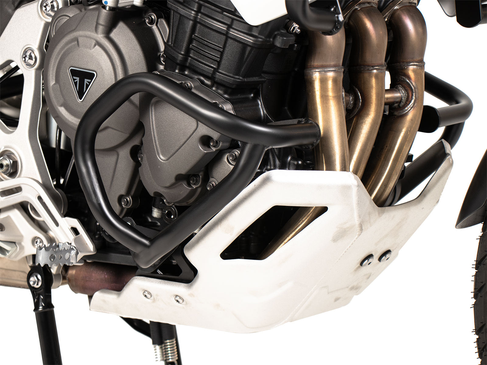DEFENSA DE MOTOR PARA TRIUMPH TIGER 1200 GT PRO / GT (2022->) NEGRA HEPCO & BECKER