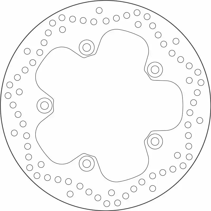 DISCO DE FRENO TRASERO PARA MOTO | SBS 5068