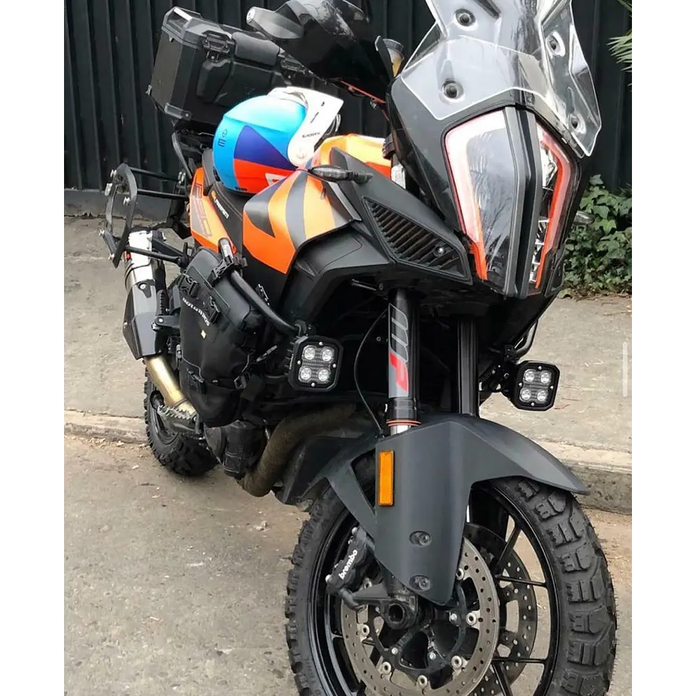 FOCOS NEBLINEROS DENALI S4 LED + RAMAL STANDARD + SOPORTE DEFENSA 22MM-29MM