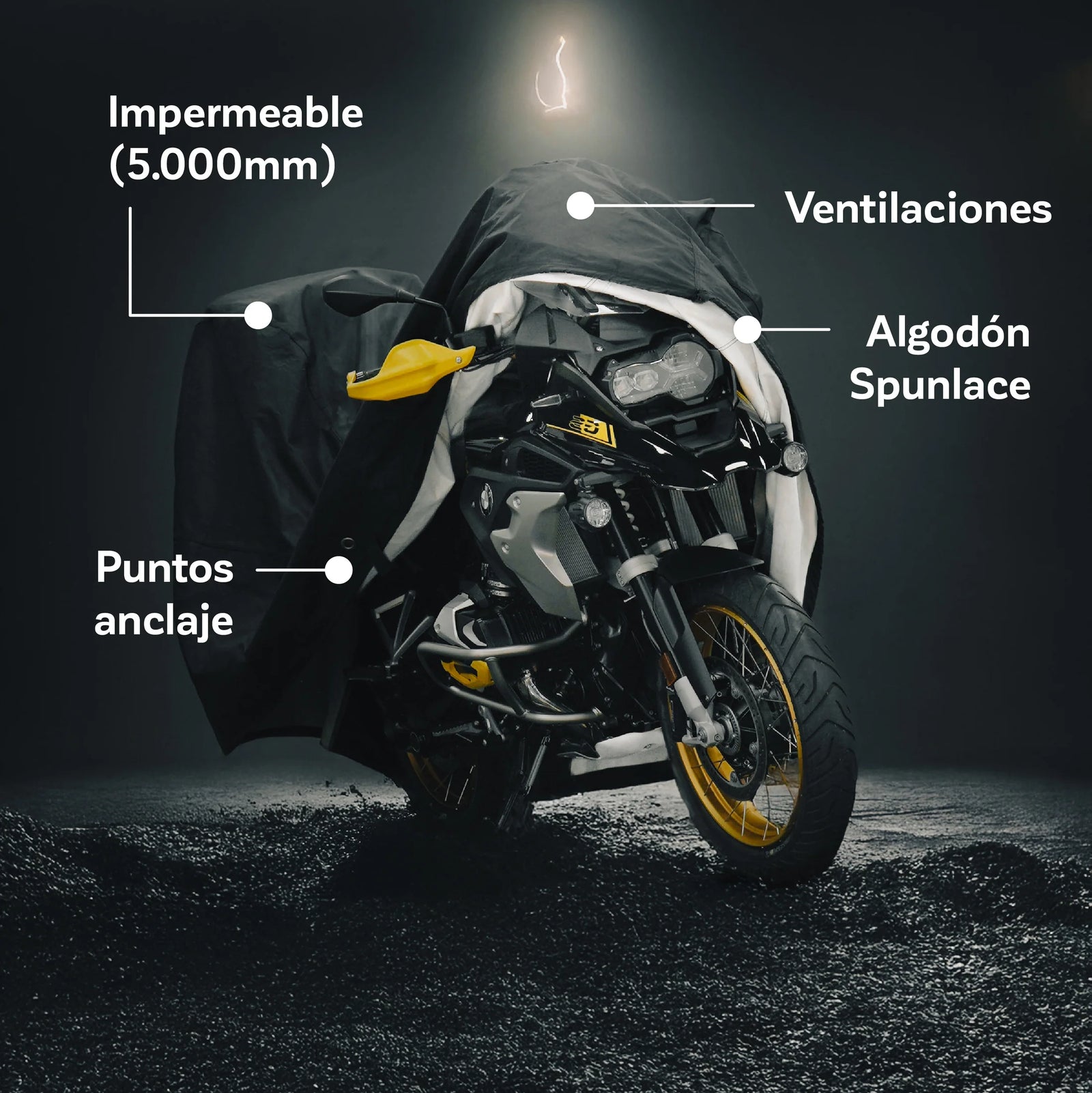 FUNDA PARA MOTO WAGEN COVERS IMPERMEABLE DELUXE