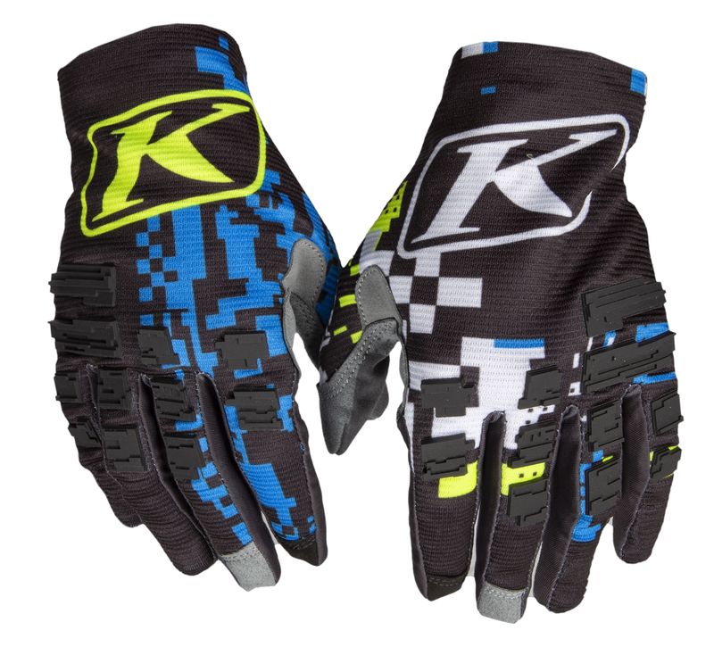 GUANTES DE MOTO KLIM XC LITE DIGITAL CHAOS BLUE