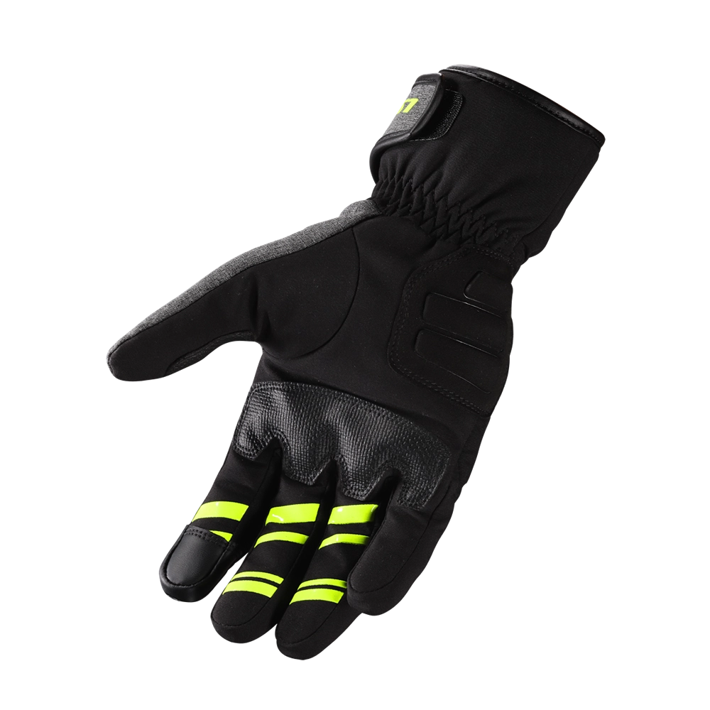 GUANTES LS2 URBS II NEGRO GRIS AMARILLO