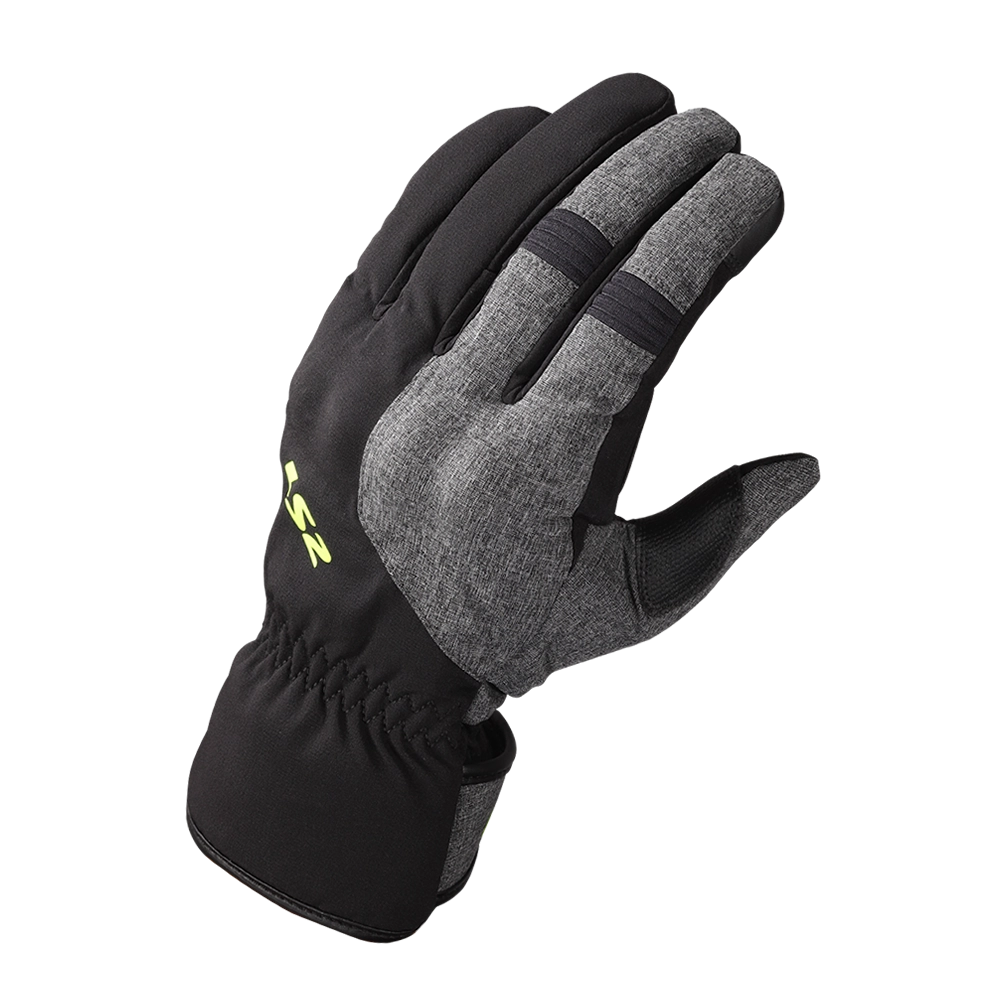 GUANTES LS2 URBS II NEGRO GRIS AMARILLO