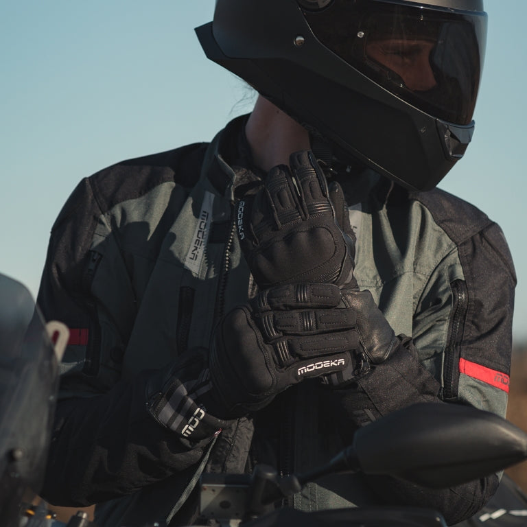 MAKARI WOMEN'S MOTORCYCLE GLOVES BLACK / PINK