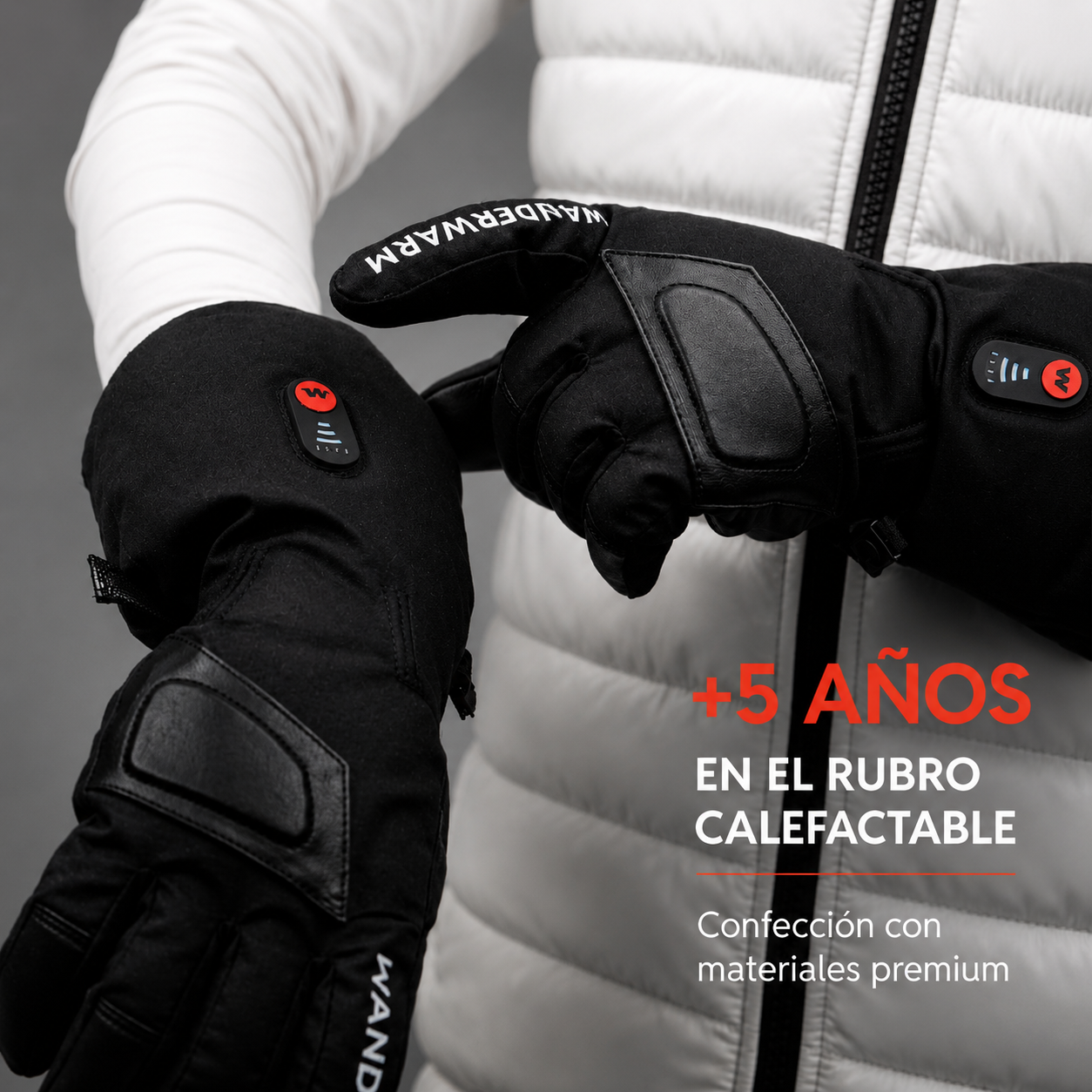 GUANTES DE MOTO TÉRMICOS CALEFACCIONADOS CON BATERÍA WANDERWARM | TORONTO® GLOVES