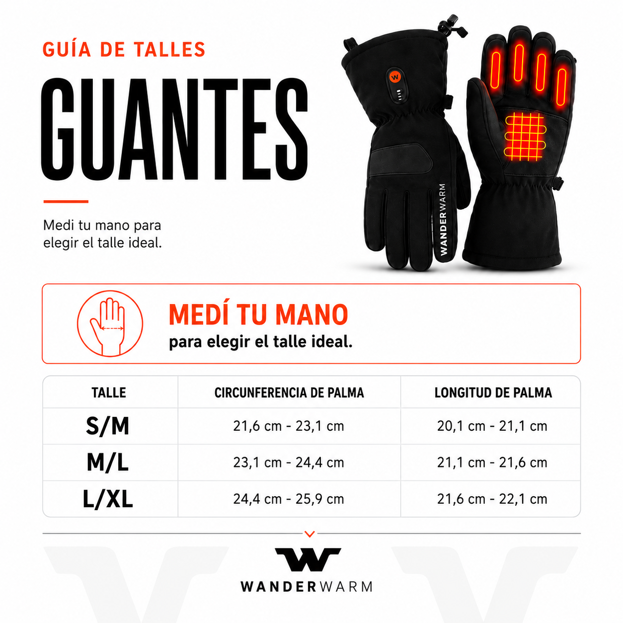 GUANTES DE MOTO TÉRMICOS CALEFACCIONADOS CON BATERÍA WANDERWARM | TORONTO® GLOVES