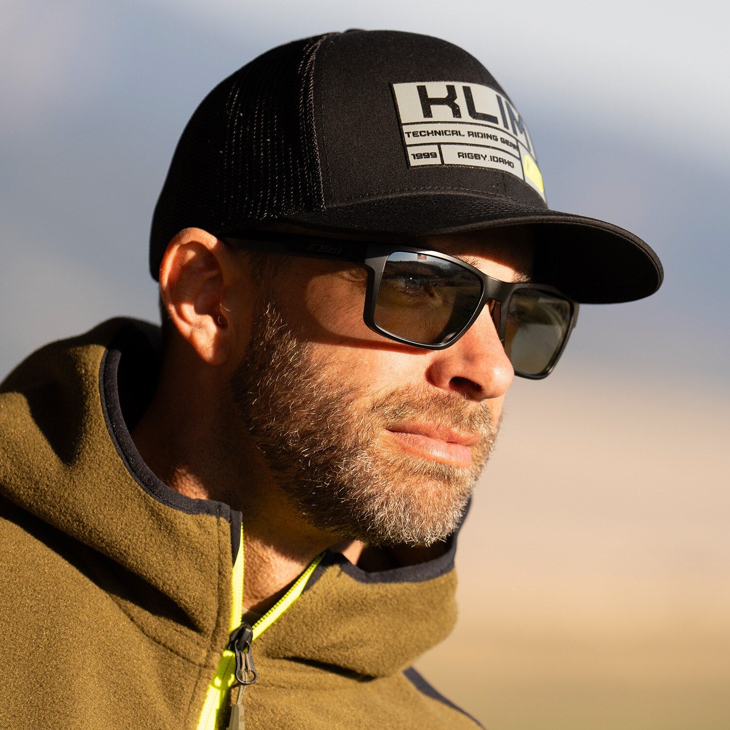 ANTEOJOS DE SOL KLIM IGNITION MATTE BLACK | SMOKE POLARIZED