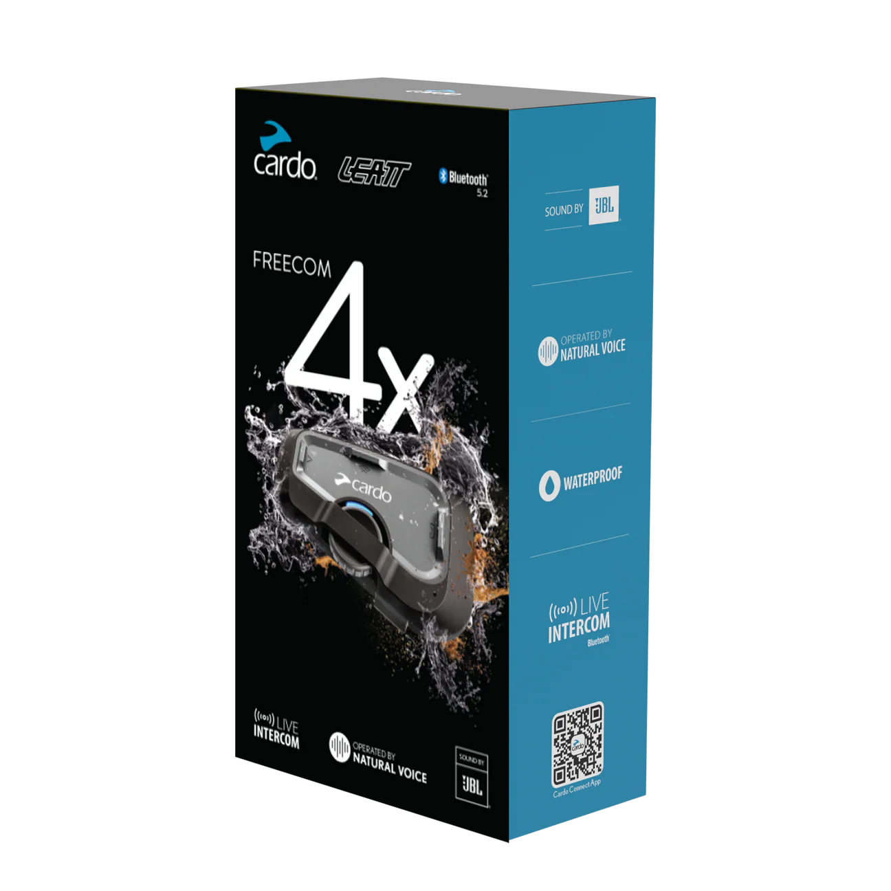 INTERCOMUNICADOR BLUETOOTH FREECOM 4X LEATT CARDO KIT