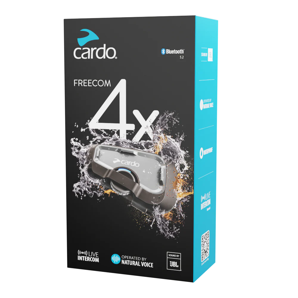 CARDO FREECOM 4X BLUETOOTH MOTORCYCLE INTERCOM