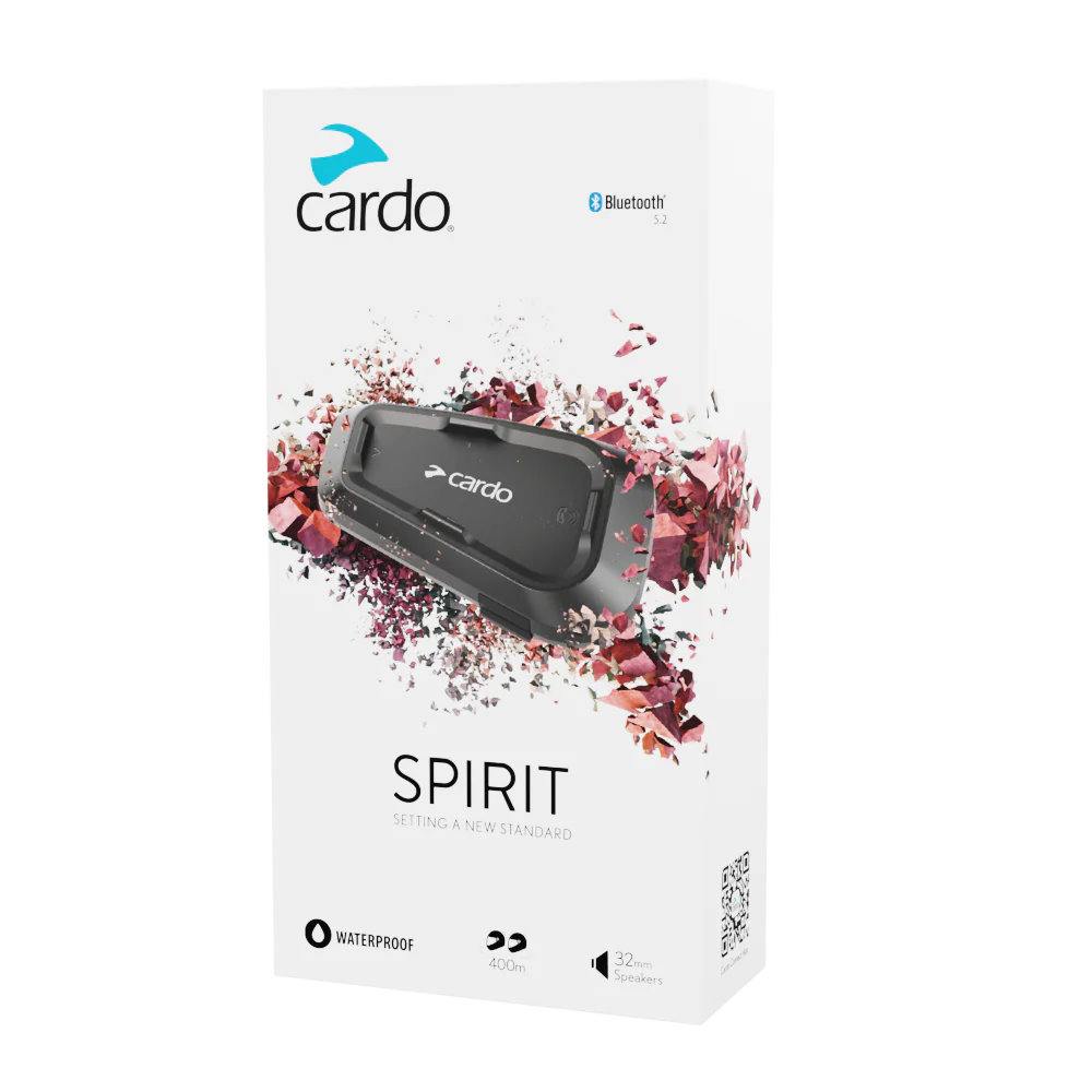 CARDO SPIRIT BLUETOOTH MOTORCYCLE INTERCOM