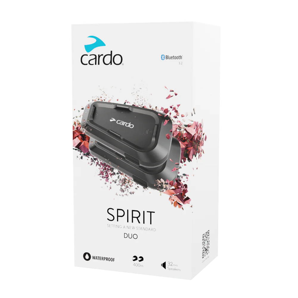 INTERCOMUNICADOR BLUETOOTH PARA MOTO CARDO SPIRIT DUO