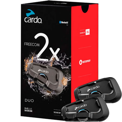 INTERCOMUNICADOR BLUETOOTH PARA MOTO CARDO FREECOM 2X DUO