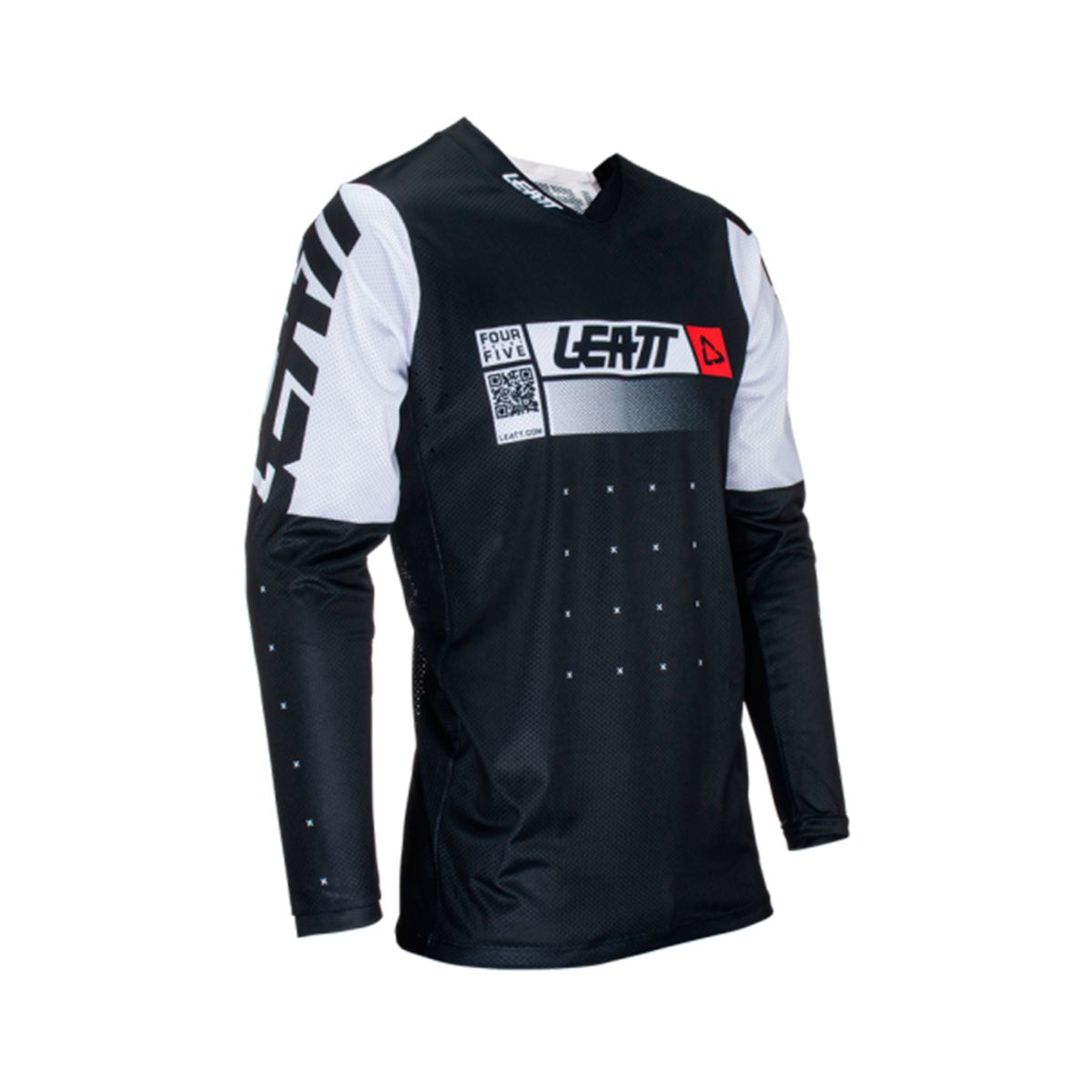 LEATT 4.5 LITE BLACK MOTORCYCLE JERSEY