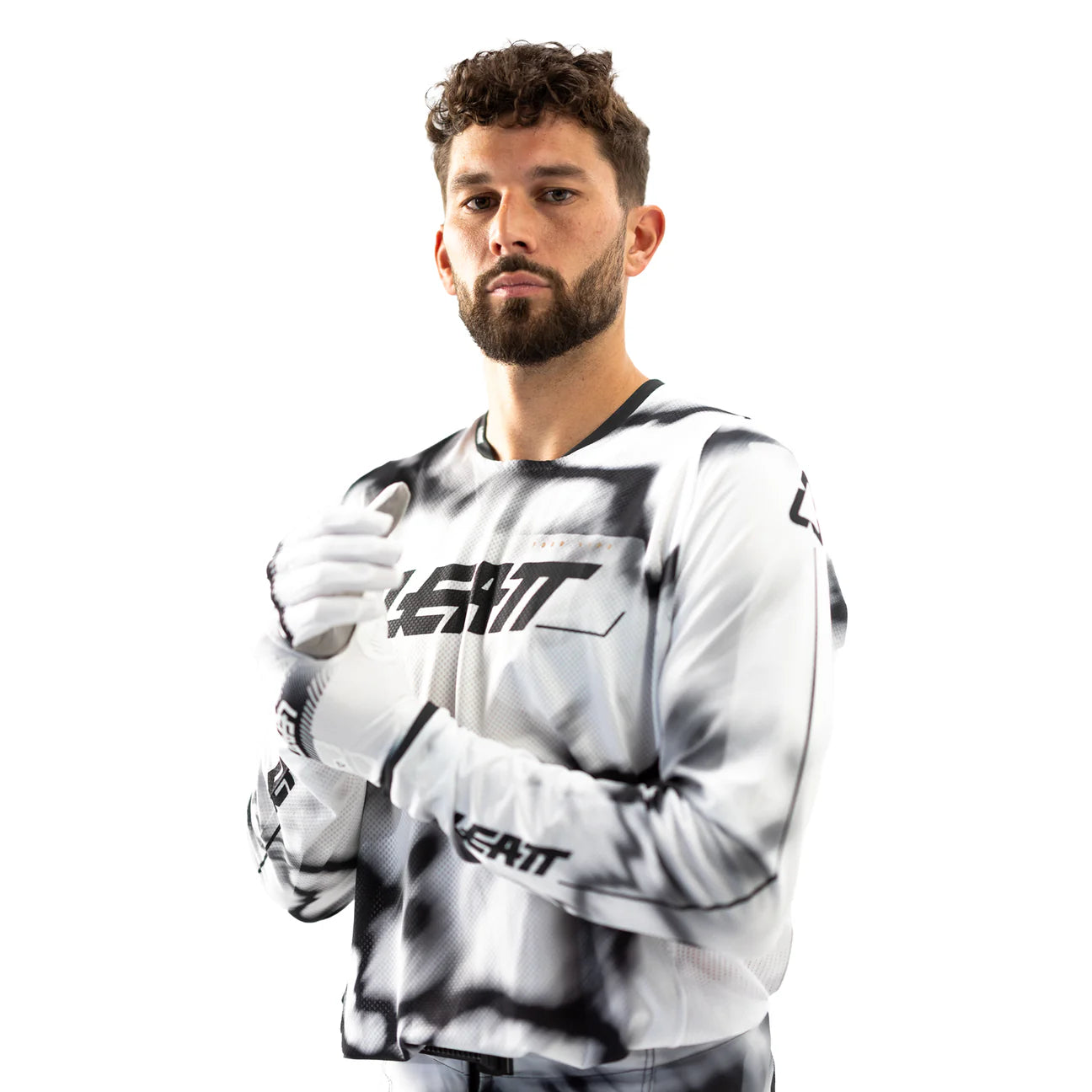 JERSEY DE MOTO LEATT 4.5 LITE BLANCO