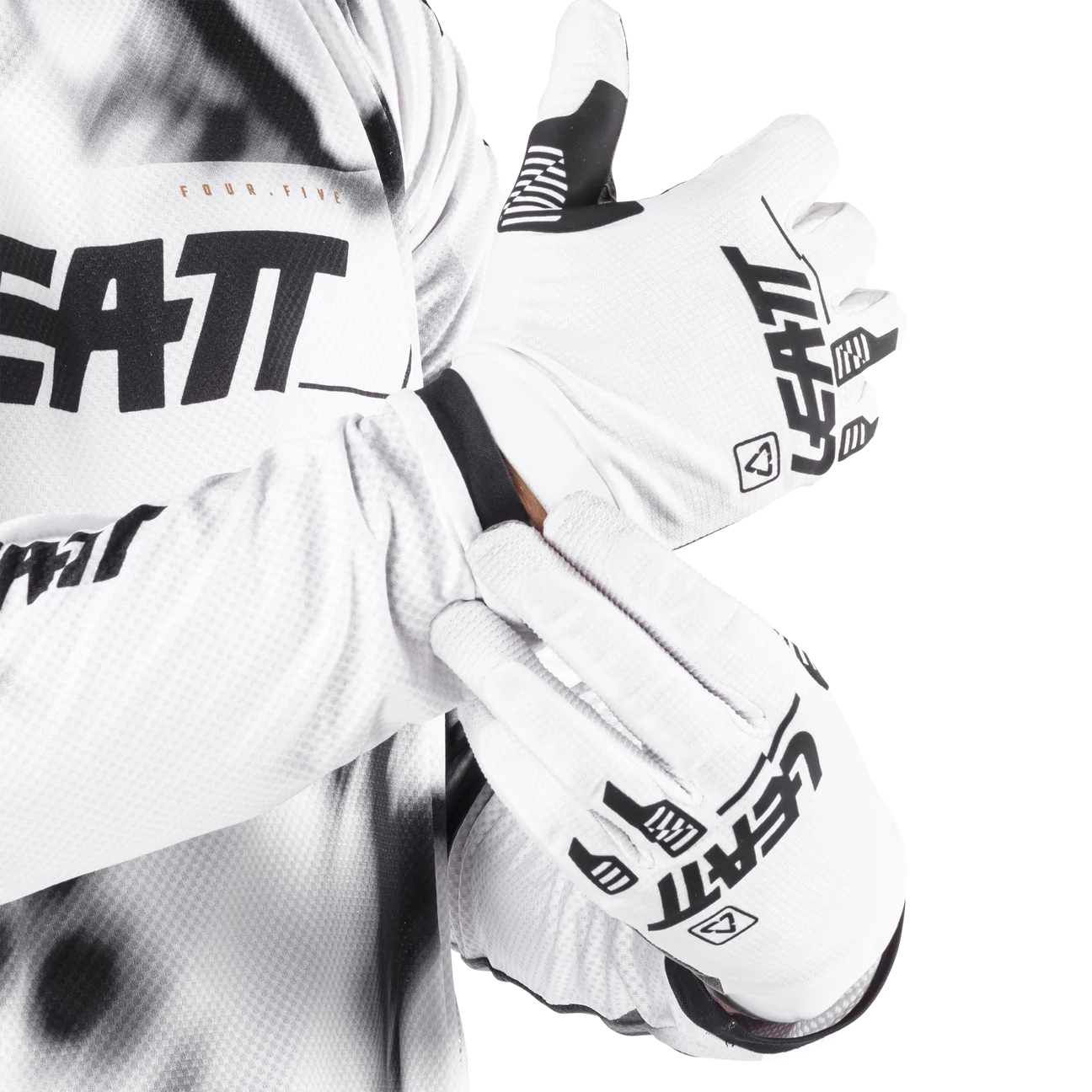 JERSEY DE MOTO LEATT 4.5 LITE BLANCO