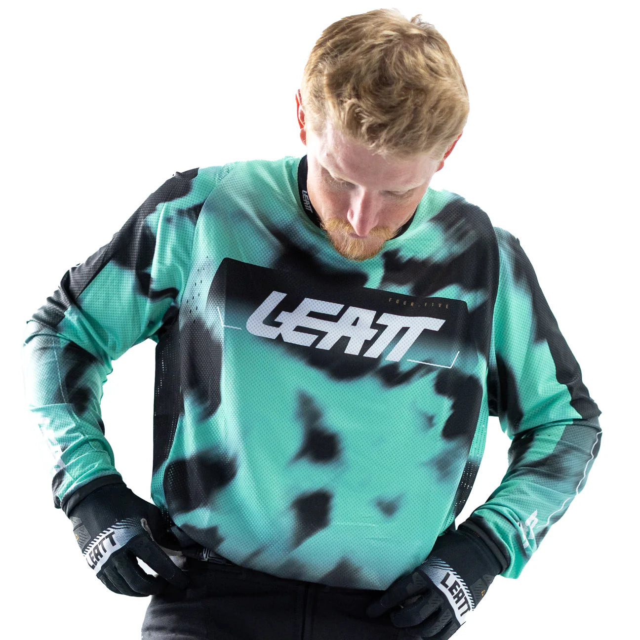 JERSEY DE MOTO LEATT 4.5 LITE TEAL
