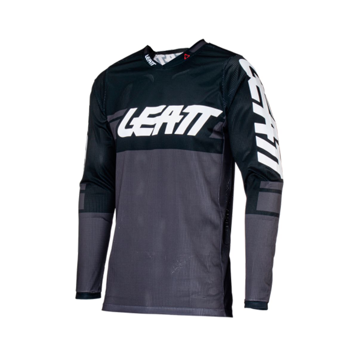 LEATT 4.5 X-FLOW GRAY / BLACK MOTORCYCLE JERSEY
