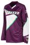KLIM WOMEN'S XC LITE SHATTERED PURPLE MOTORCYCLE JERSEY