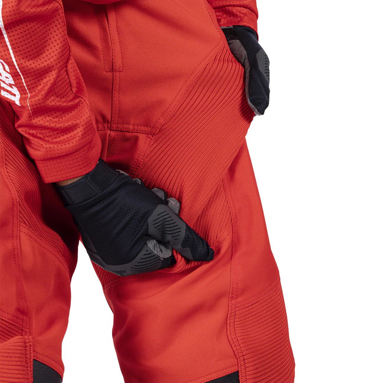 KIT JERSEY MÁS PANTALÓN MOTO NIÑO LEATT 3.5 RIDE ROJO