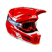CASCO DE MOTO LEATT 3.5 MÁS ANTIPARRAS 3.5 KIT ROJO