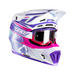 CASCO DE MOTO LEATT 7.5 MÁS ANTIPARRAS 4.5 KIT MORADO