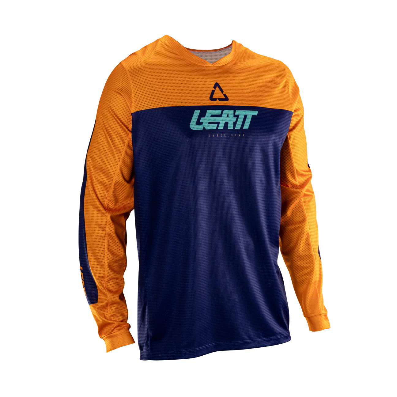 KIT JERSEY MÁS PANTALÓN MOTO NIÑO LEATT 3.5 RIDE NARANJO