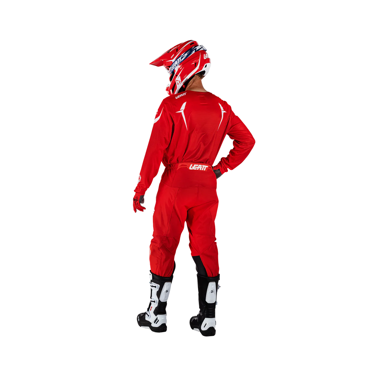 JERSEY MÁS PANTALÓN LEATT PARA MOTO 3.5 RIDE KIT ROJO