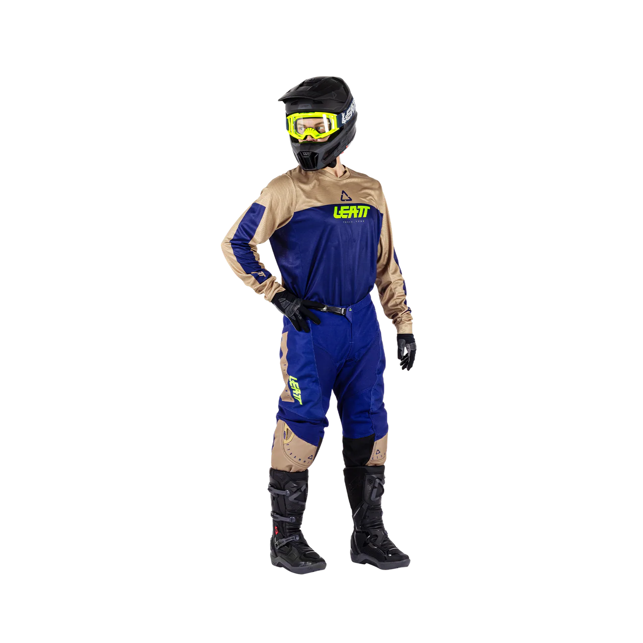 JERSEY MÁS PANTALÓN LEATT PARA MOTO 3.5 RIDE KIT BROWN