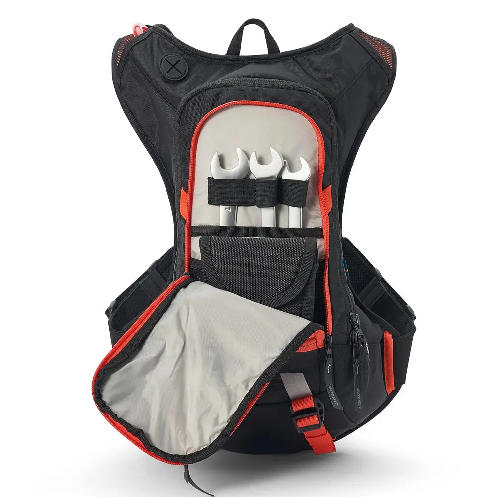 MOCHILA DE HIDRATACIÓN USWE HYDRO MOTO 12L NARANJO
