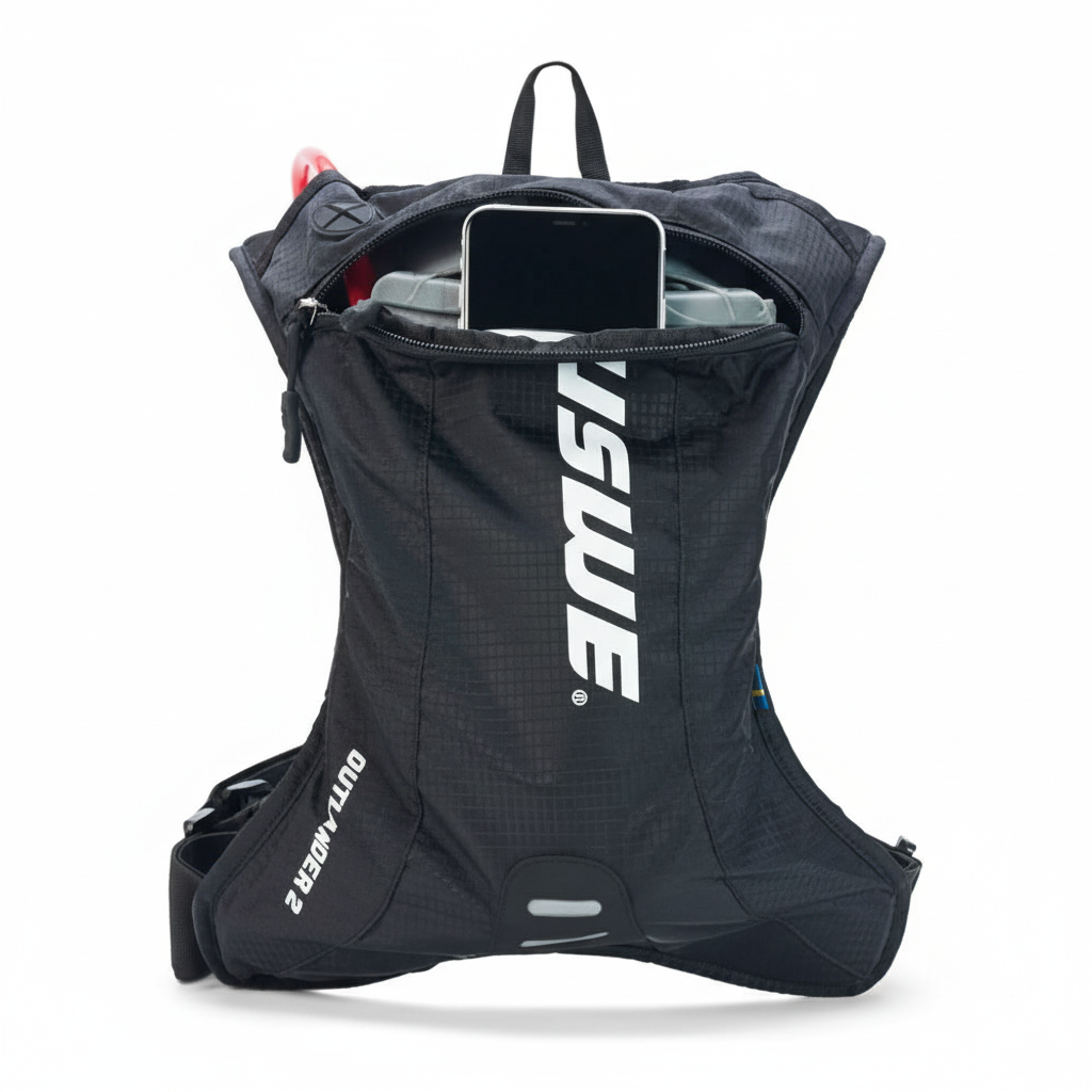 USWE OUTLANDER MOTO 2 BLACK HYDRATION BACKPACK 