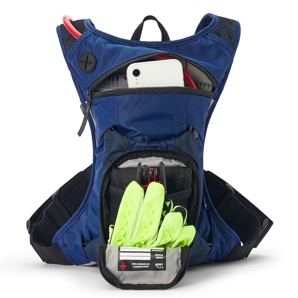 USWE MOTO HYDRO 3L BLUE HYDRATION BACKPACK