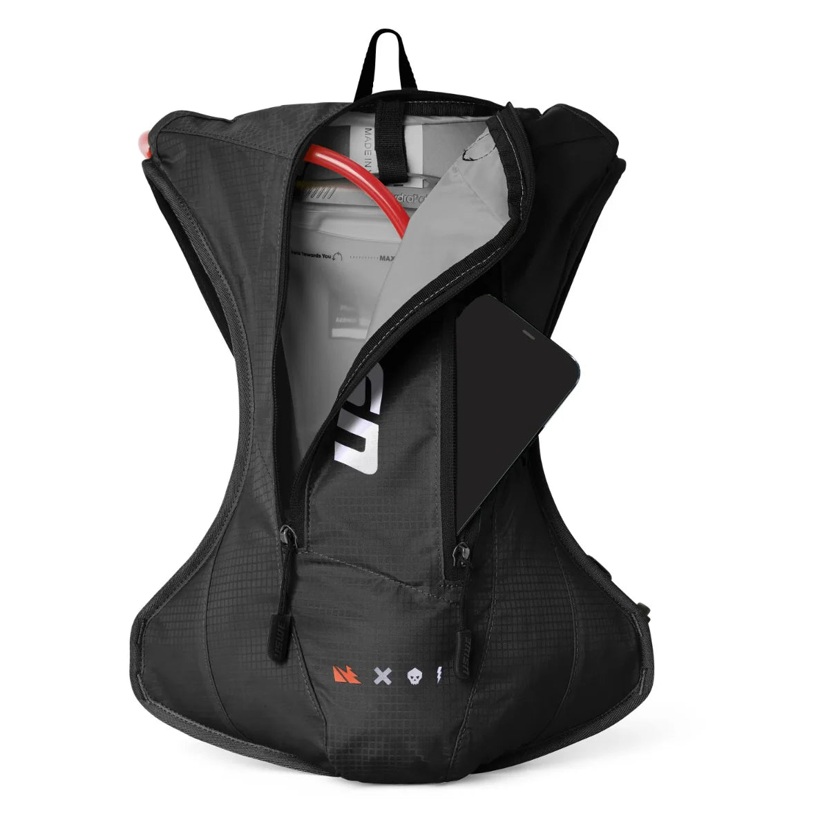 USWE OUTLANDER MOTO 4L BLACK HYDRATION BACKPACK