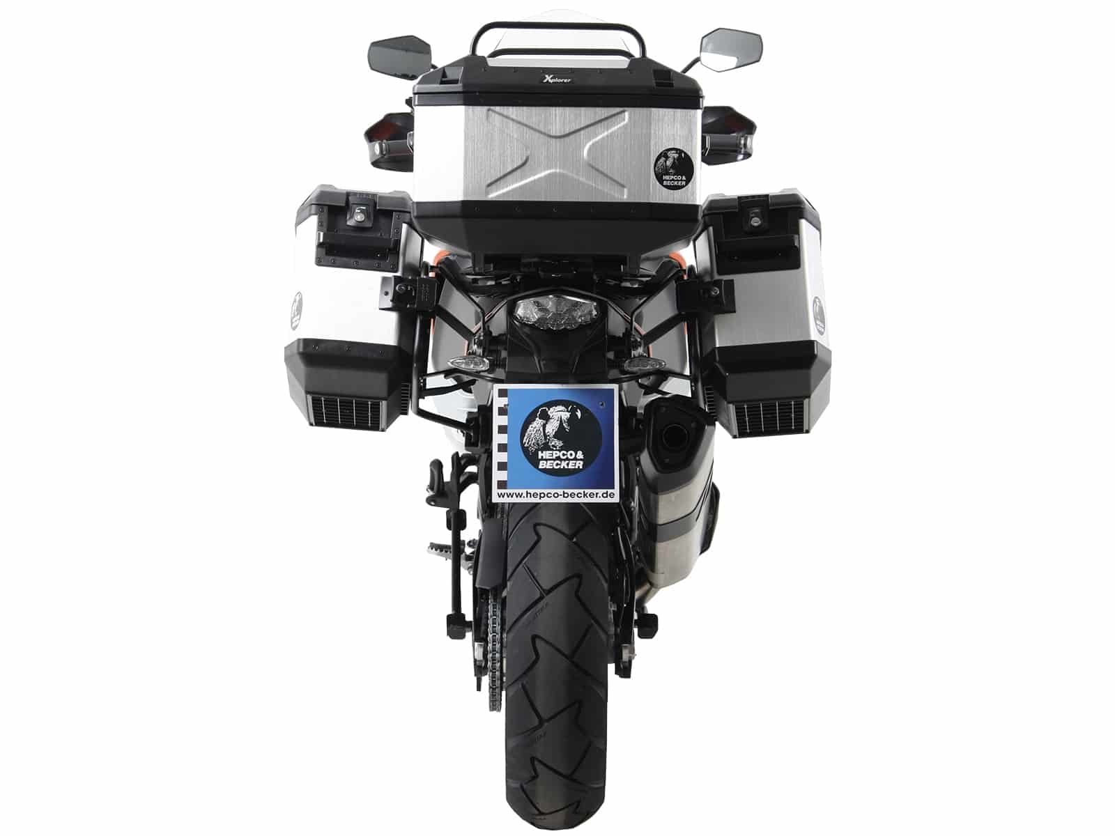 ANCLAJE MALETAS LATERALES PARA KTM 1290 SUPER ADVENTURE (2015-2020) NEGRO HEPCO & BECKER