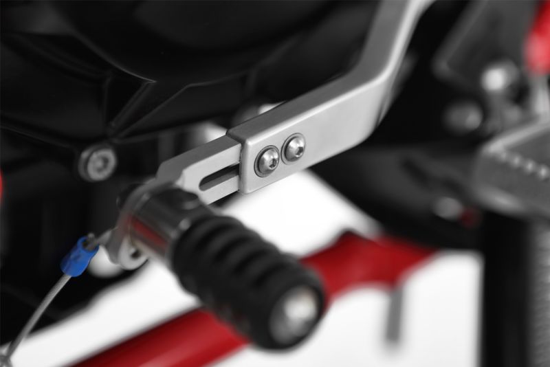 PALANCA DE CAMBIOS WUNDERLICH CLEVER LEVER AJUSTABLE PLATEADA BMW F 650 GS / F 700 GS / F 800 GS / G 650 GS