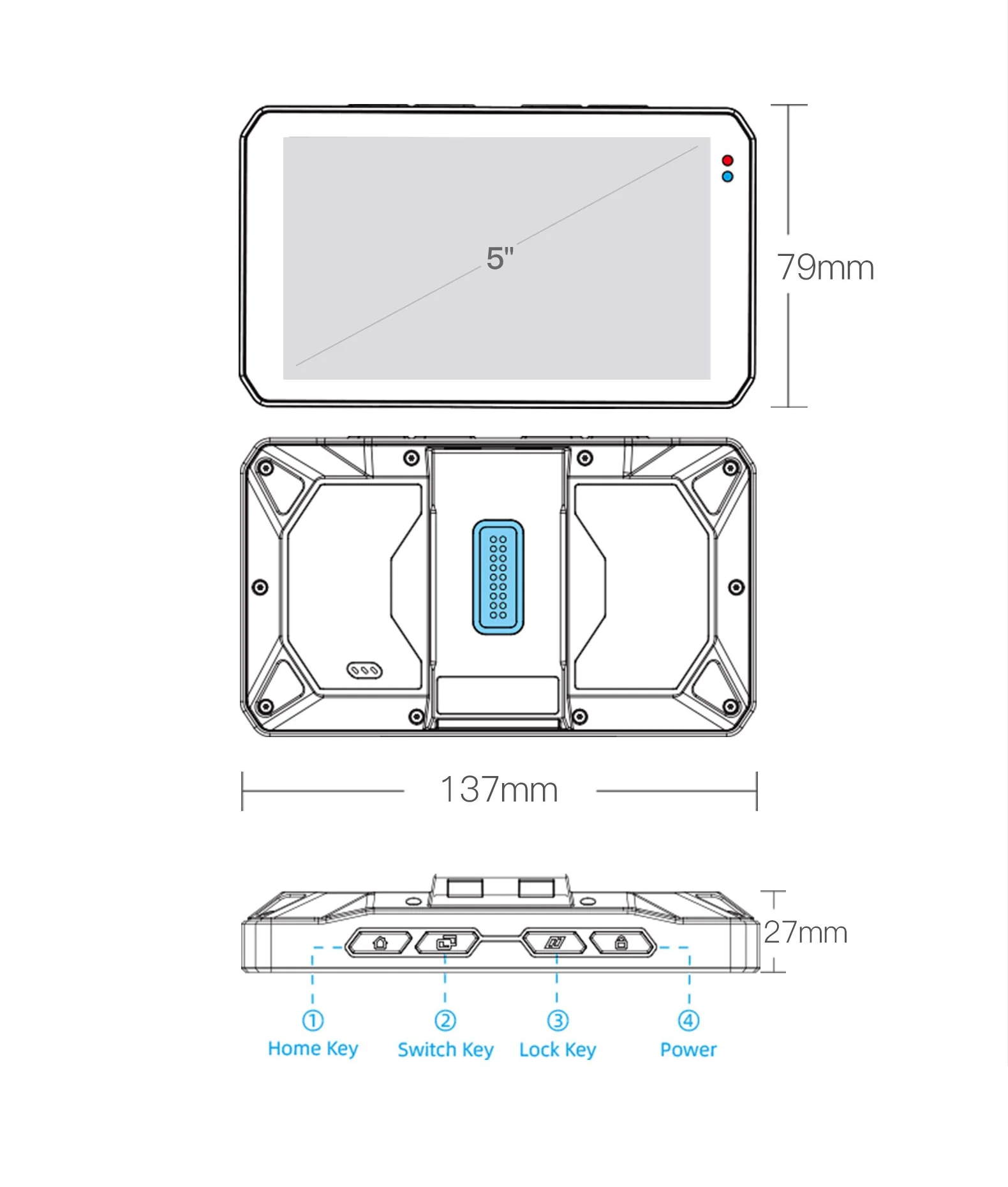 PANTALLA DE CONDUCCIÓN INTELIGIENTE CHIGEE AIO-5 PLAY PARA BMW