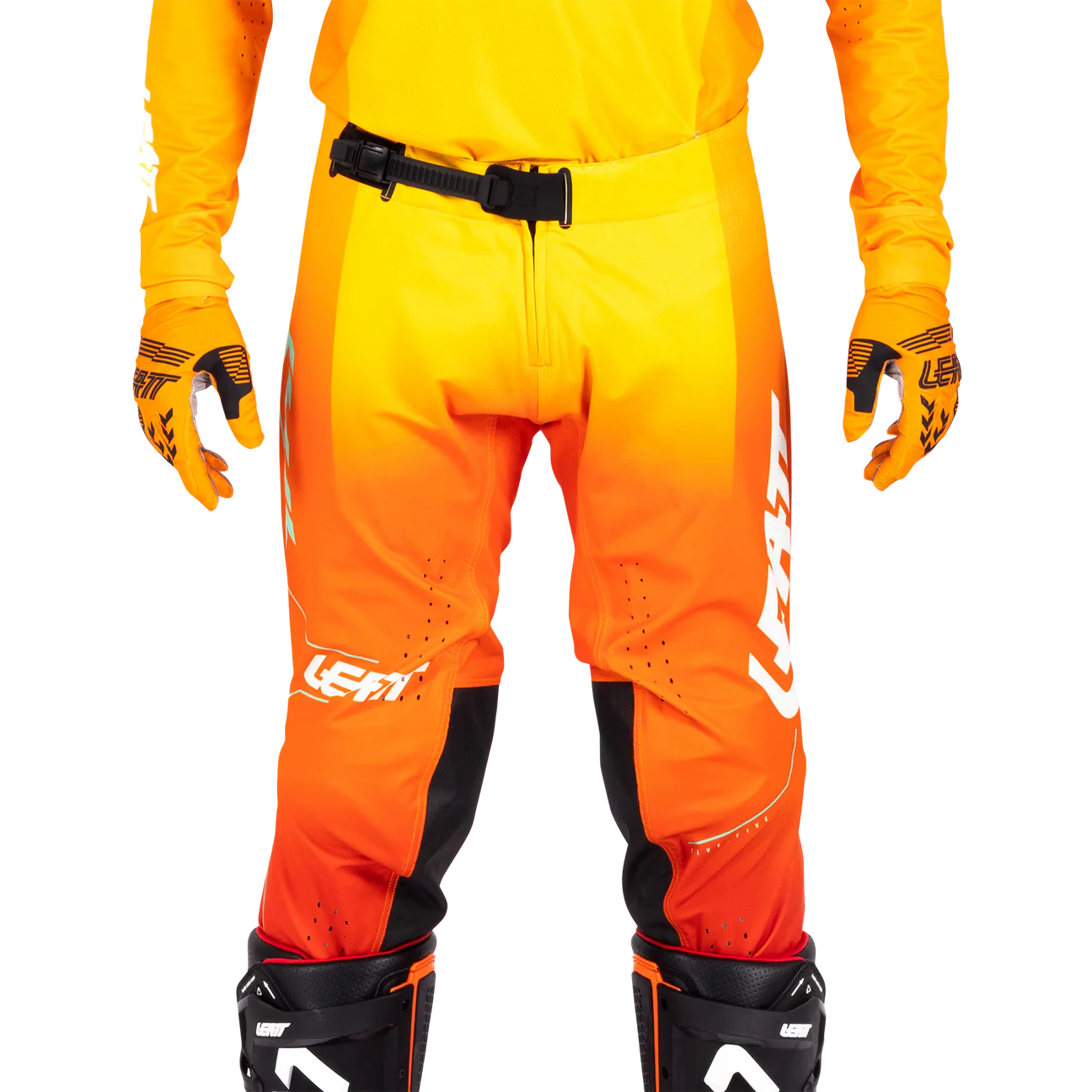LEATT 5.5 IKS ORANGE MOTORCYCLE PANTS