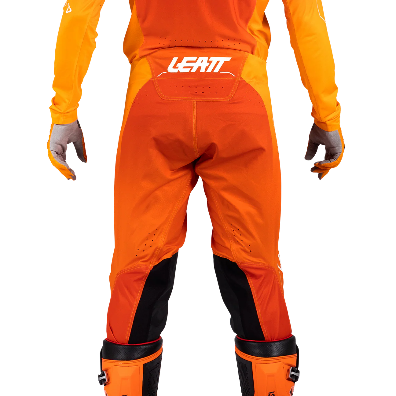 LEATT 5.5 IKS ORANGE MOTORCYCLE PANTS