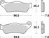 SBS 700HS MOTORCYCLE FRONT BRAKE PADS