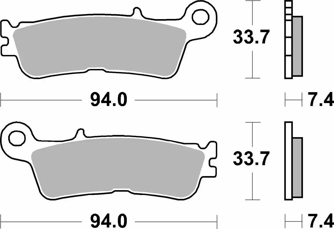 PASTILLAS DE FRENO PARA MOTO | SBS 965RSI