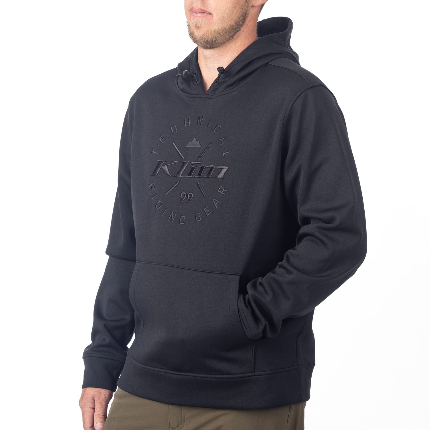 POLERON KLIM WYDAHO PULLOVER HOODIE BLACK