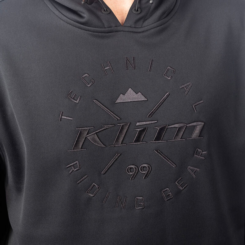 POLERON KLIM WYDAHO PULLOVER HOODIE BLACK