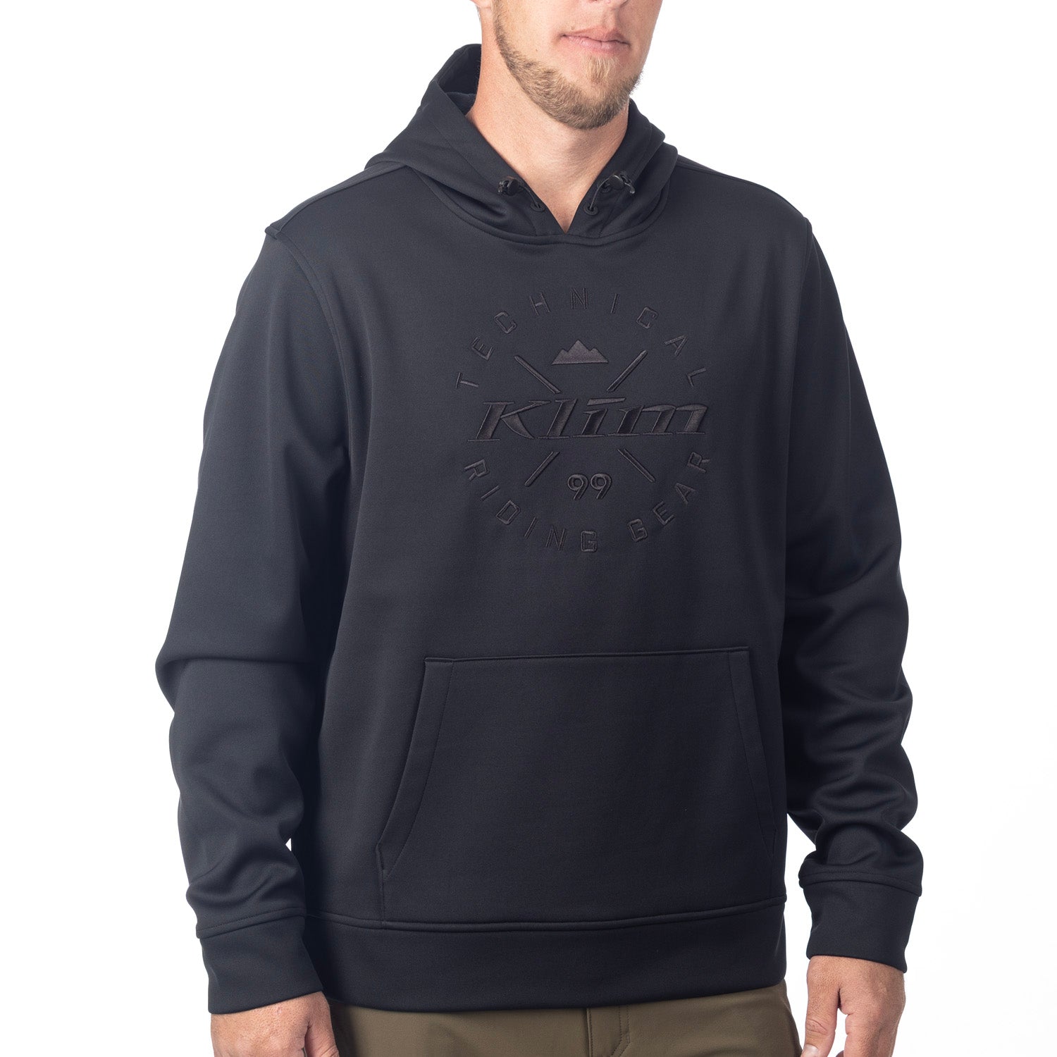 POLERON KLIM WYDAHO PULLOVER HOODIE BLACK