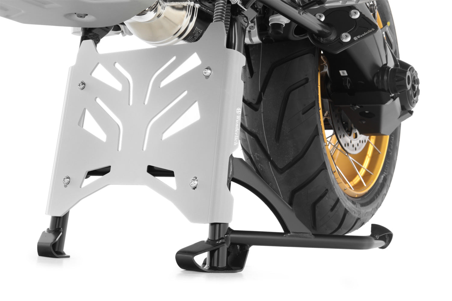 PLACA DE PROTECCIÓN PARA CABALLETE CENTRAL WUNDERLICH PARA BMW R 1200 / 1250 GS